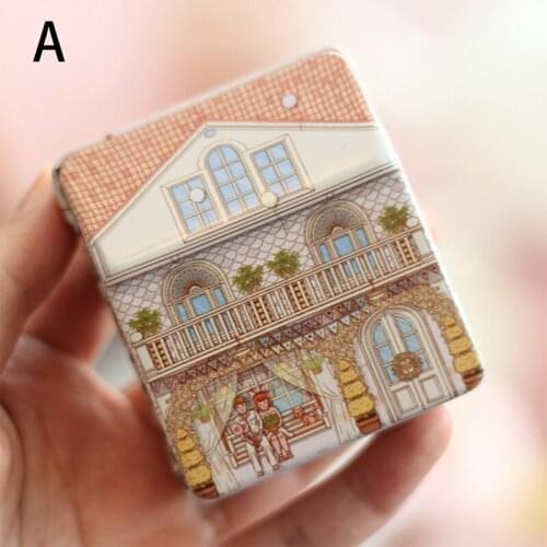 Wedding Party Gift Box Vintage House Shape Mini Gift Package Box Biscuit Case