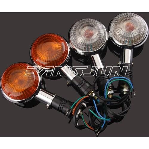 Brand professional parts original motorcycle turn signal light for yamaha XV250 XV400 XV650 moto flashing motorbike indicator