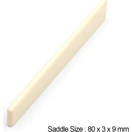 Guitar Bone Bridge Saddle Nut Set 6 Strings Classical Guitar Replacement Parts U7EF
