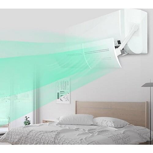 Air Conditioner Wind Deflector Retractable Anti Direct Blowing Air Conditioner Shield for Bedroom Children Room Home Supplies