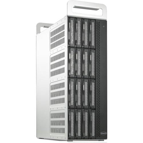 TerraMaster D16 Thunderbolt 3 Most Compact 16-Bay Tower Hardware RAID Enclosure Support RAID 0/1/5/6/10/50 (Diskless)
