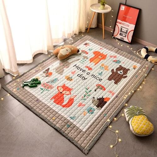 115*145CM Anti-Skid Baby Play Mats Crawling Blanket Kids Floor Carpet Boys Girls Room Home Decor Photo Props Activity Blanket