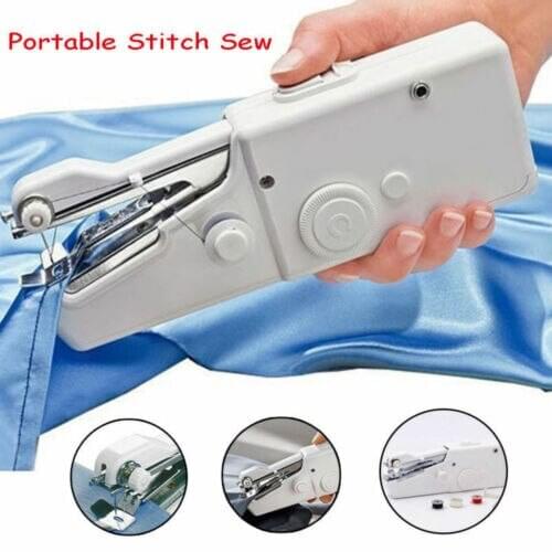 Largest supplier PORTABLE CORDLESS HAND HELD SINGLE STITCH FABRIC SEWING MACHINE HOME TRAVEL