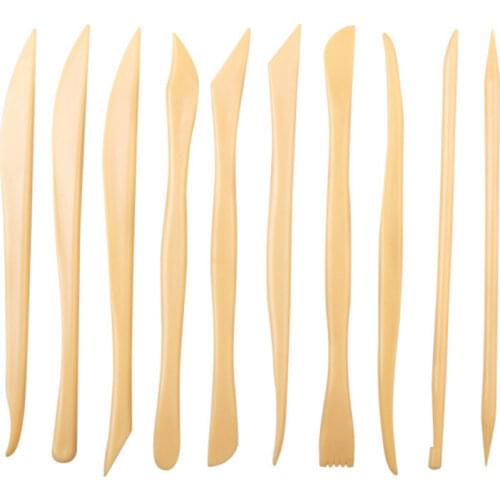 10Pcs/Set Pottery Clay DIY Sculpting Polymer Modeling Carving Tools Craft Kit