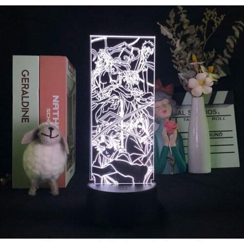 Atomsphere LED Night Light Bleach Group Anime 3D USB Desk Lamp Club Hotel Party Nightlight Kids Fans Birthday Gift APP Control