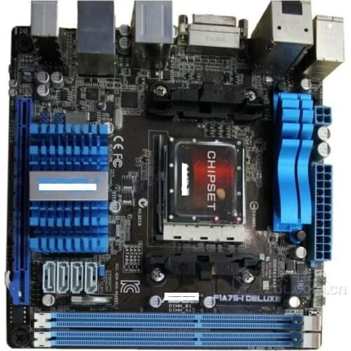Original desktop motherboard for ASUS F1A75-I Deluxe DDR3 Socket FM1 Solid-state integrated Desktop motherborad