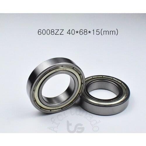 6008ZZ 40*68*15mm 1Piece bearing 6008 6008ZZ chrome steel deep groove bearing