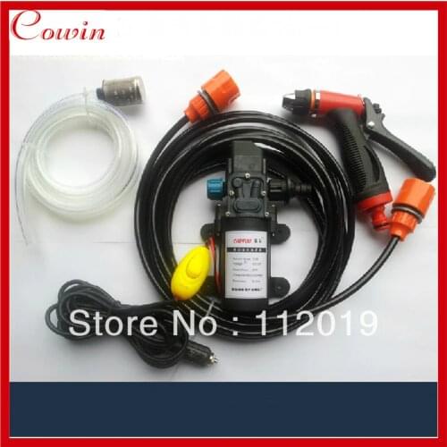 Cigarette Lighter powered portable 12v 60w car truck wash device car washer washing gun water pump wash clean machine Kit