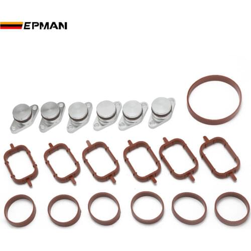 EPMAN Swirl Flap Removal Repair Kit With Intake Manifold Gasket 6 x 22mm For BMW 320d 330d 520d 525d 530d TKYD83K