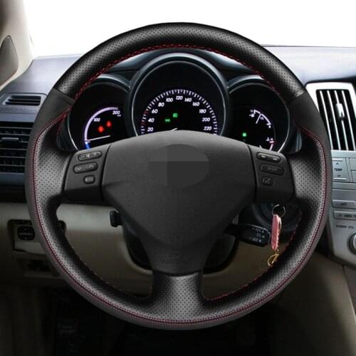 Hand Sew Genuine Leather Steering Wheel Cover For Lexus RX330 RX400h RX400 2004-2007 Toyota Corolla Verso 2006 Camry 2004-2006
