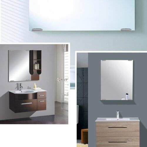 With Screws Glass clamp Zinc Alloy Heavy duty Rustproof Waterproof Frameless Bathroom