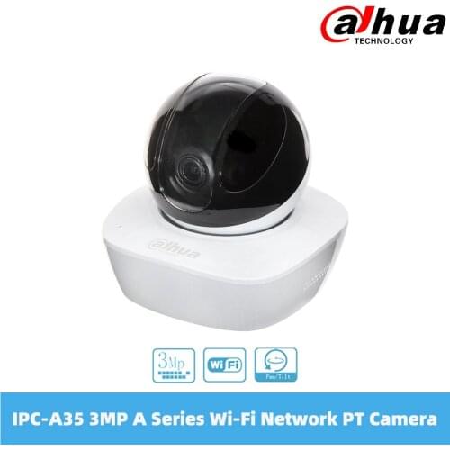 Dahua IPC-A35 3MP A Series Wi-Fi Network PT Camera H.264& MJPEG IP67 3.6mm Fixed Lens