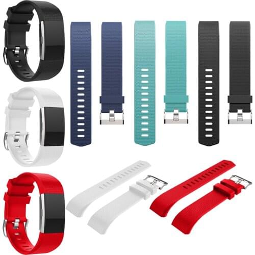 Gosear Silicone Replacement Wristband Watch Band Wrist Strap Belt for Fitbit Charge 2 Charge2 Bracelet Watchband Accessories