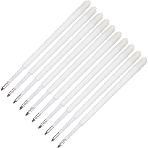 30pcs/Set Ball Point Pen Refill Blue Black Ink 1.0mm European Standard G2 Ballpoint Pen Refill Rod for Pens Writting Parts