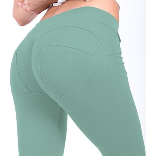 Women Seamless Push Up Yoga Pants High Waist Running Leggings Women nine-point Pants Fitness Tummy Control Pants Gym Girl Tights
