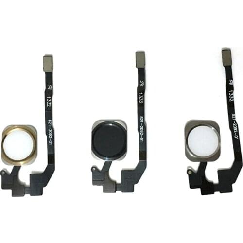 100pcs For iPhone 5S 6g 6 6s plus 7g 7 Plus Home Button with Flex Cable Home button Flex Assembly