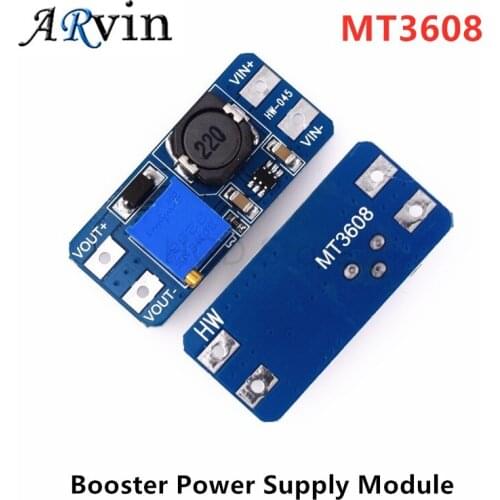 5PCS MT3608 DC-DC Step Up Converter Booster Power Supply Module Boost Step-up Board MAX output 28V 2A