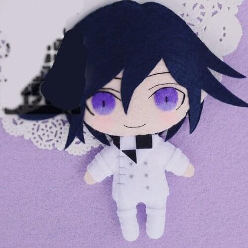 Anime Danganronpa V3 Cartoon Ouma Kokichi DIY Doll Material Handmade Plush Toy Keychain Cosplay Prop Collection for Boy Girl