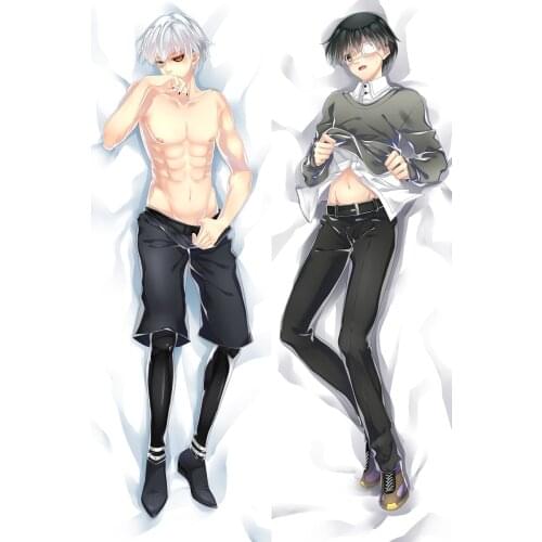 Anime Tokyo Ghoul kaneki ken Cosplay Dakimakura Pillow Case Hugging Body