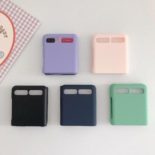 For Samsung Galaxy Z Flip Case Slim Soft Transparent Durable High Clear TPU PC Phone Cases For Galaxy Z Flip ZFlip Dropship