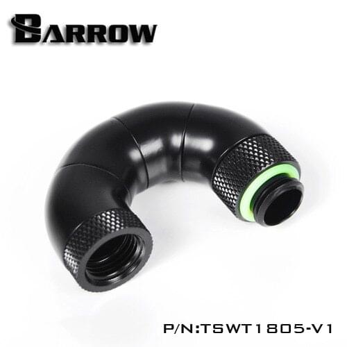 Barrow TSWT1805-V1, 180 Degree Zigzag Rotatable Fittings, Four-Stage Male To Female Rotatable Fittings