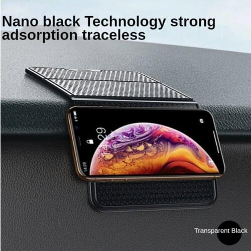Multifunctional Foldable Silicone Car cellphone Holder Silicone Anti-slip Mat for Small Objects Car Anti-slip Mat Silicone