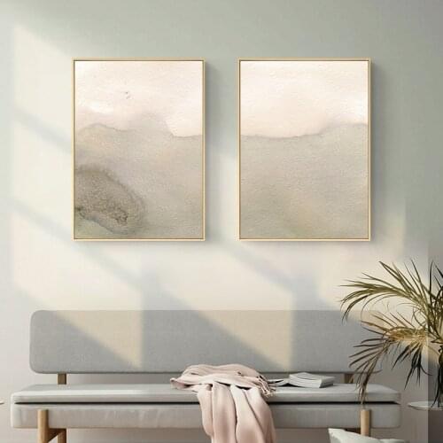 Nordic Abstract blur hills landscape Wall Art Print and Poster Canvas Panting Decoration Picture Living Room Bedroom Home Decor