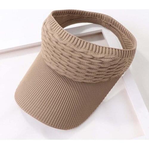 New Style All-Match Knitted Cotton Pure Empty Top Baseball Hat Outdoor Fashion Sports Mens Womens Sunshade Tennis Cap S49