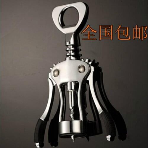 19*6.5cm High Quality Zinc Alloy Wine Bottle Opener Openers Corkscrew Home Kitchen Bar Waiter Supplies
