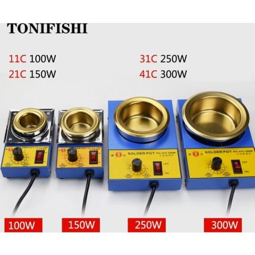 150w 250w 300w high power constant temperature temperature control soldering furnace desktop temperature control solder pot 220V