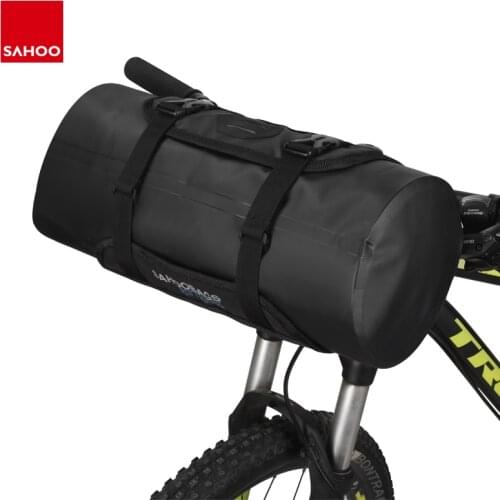Sahoo 111369-SA 7L Full Waterproof Adjustable Capacity Mountain Bike Bicycle Cycling Handlebar Bag Pannier Detachable Dry Pack