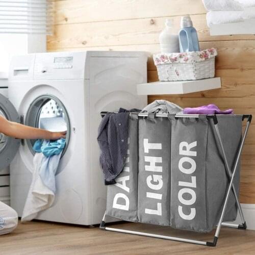 Yooap 120 liter three-layer rack laundry basket fabric laundry basket foldable laundry basket foldable laundry basket foldable