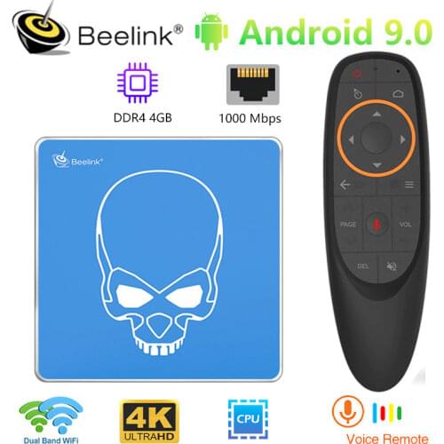 Beelink GT King pro S922X-H 4G RAM 64G ROM Google Certificated TV BOX Hi-Fi Music Android 9.0 Smart Set Top Box Voice Remote