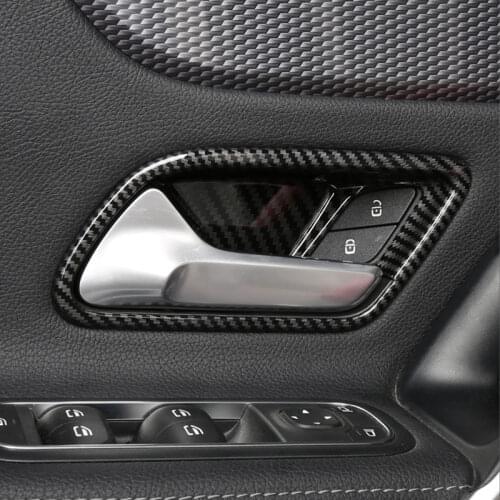 For Mercedes Benz A CLA Class W177 V177 C118 W118 AMG A35/45 CLA35 CLA45 2019 2020 Car Door Armrest Handle Bowl Cover Trim Frame