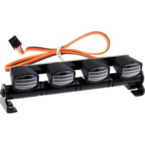 ​ For TRX4 SCX10 RC Car Bright Simulation Climbing Truck Modified Lamp Off-road Vehicle Roof Light DIY Spotlight