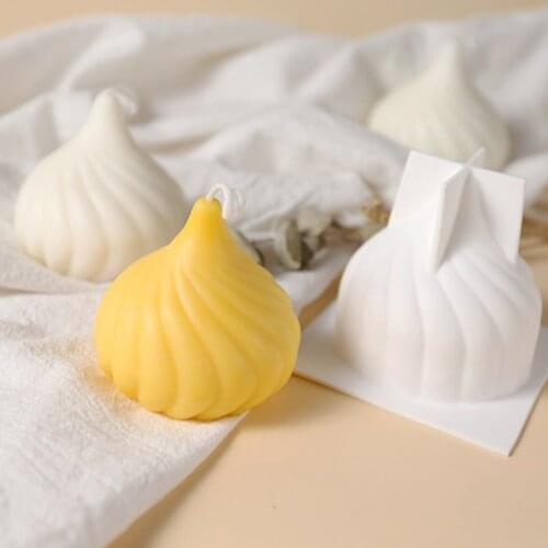 Onion Head Candle Mold European Holiday Gift Decoration Candle Making Mold Aromatherapy Candle Silicone Mold