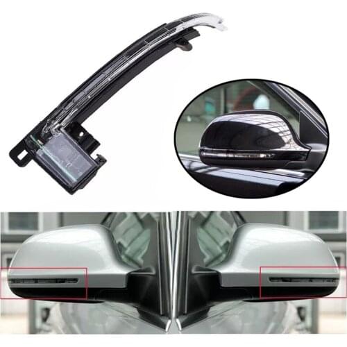 JEAZEA 8K0949102 8K0949102C Right Dynamic Wing Mirror Indicator Blinker Turn Signal Light Lamp For Audi A3 A4 S4 A5 S5 2015 2016