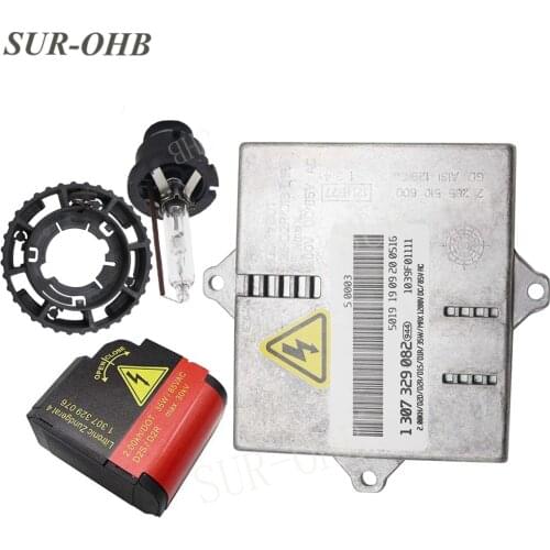Xenon New 1307329076 HID D2S E46 E63 Headlight 1300290120 Supporting Ring Bulb W220 A3 C30 X3 1307329076 Lamp Socket 1307329082