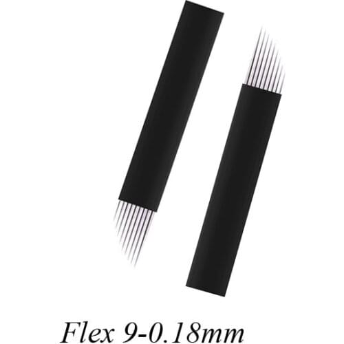 Microblading C9 Microblading Needle Blade Classic 9 Pins 0 .18mm Sharp Blade For Creating Perfect Eyebrows Microblading Supplies