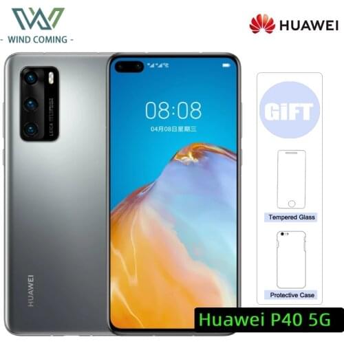 Original Huawei P40 Mobile 5G Phone 6.1 Inches OLED Screen 422PPI 8GB +128GB ROM Smart Phone 50MP 3800mAh Kirin 990