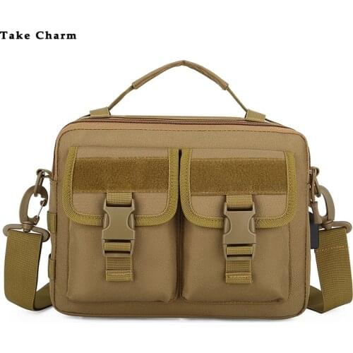 Men Outdoor Shoulder Bag Canvas Durable Sports Chest Bag Military Fans Messenger Bag Camouflage Multi-function Portable Bag Male