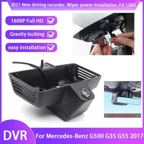 New Easy to install Car DVR Video Recorder Dash Cam Camera For Mercedes-Benz G500 G35 G55 2017 hd 1600p Novatek 96675+SONY MX307