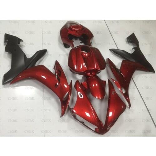 Fairings for YZF R1 05 06 YZF R1 Fairings 05 06 for YAMAHA YZFR1 Fairings 2004 - 2006 Red Black