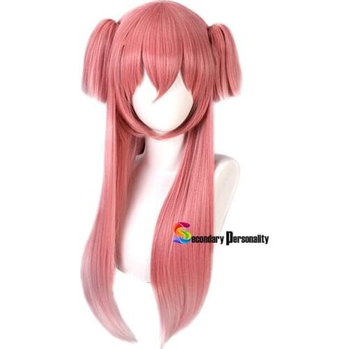 Game Genshin Impact New Role Eula Yan Fei Cosplay Wig Women 55cm Blue Heat Resistant Synthetic Hair Halloween Play Party Cos