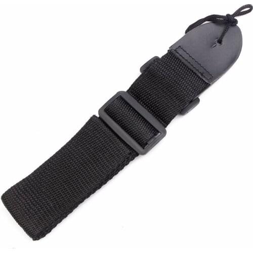 Guitar strap Guitar picks Acoustic ukulele Guitar black Strap Belt Adjustable Nylon Ends For Guitars