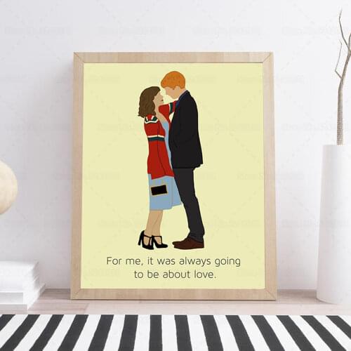 Romantic Comedy Drama Film Posters Rachel McAdams About Time Classic Movie Canvas Painting Wall Art Decoration