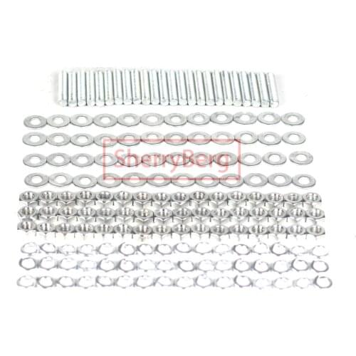 SherryBerg Studs BOLTS OF Manifolds for Weber/Dellorto/Solex /EMPI/FAJS/HOLLEY/CARTER/ IDF/DCOE/HPMX/DHLA/DRLA/ADDHE M8 8.8