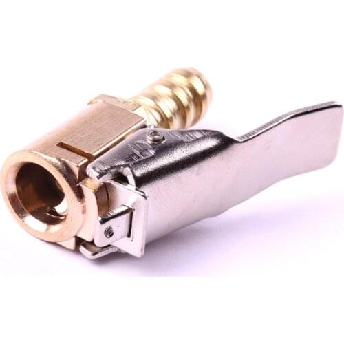 Universal 1Pc 6mm/8mm Clamp Brass Tire Valve Air Pump Chuck Clip Tyre Inflator Valve Connector for Car Truck Tyre