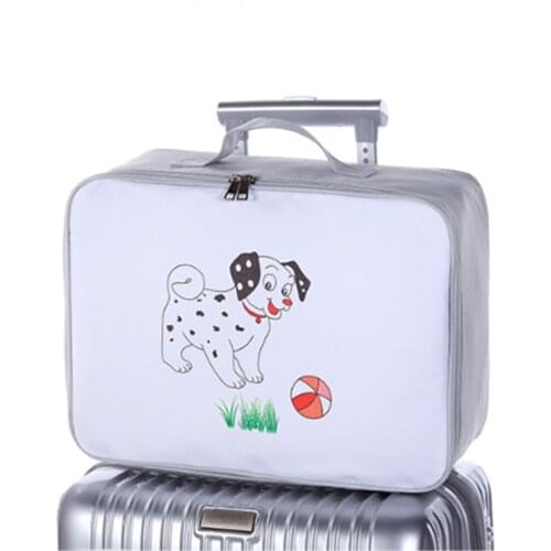 Cartoon Waterproof Travel Bags Women Men Large Capacity Folding Duffle Organizer Packing Cubes Luggage Girl Weekend Bag