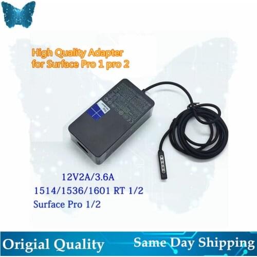 High Quality 12V/2A 3.6A 48W AC Adapter tablet pc charger for Microsoft Surface Pro 1 2 RT1 2 1514 1536